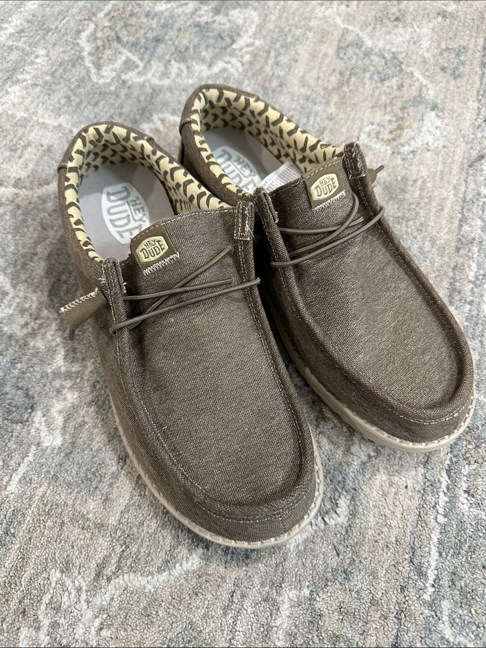 Hey Dude Men’s Slip-On Loafers in Brown – Casual Comfortable Style